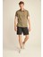 Noah Erkek Slim Fit Haki Polo Yaka T-Shirt 1