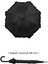Kalite Baston Tip Rüzgara Dayanıklı 8 Fiber Telli Kadın Şemsiye Siyah MARLUX10132A 2