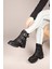 FEMKE Troklu Kadın Bot SİYAH 2
