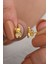 925 Ayar Gümüş Gold Kaplama Minik Panda Küpe 1