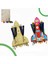 3 Boyutlu Ahşap Boyama Modeli Puzzle ve Kalemlik – Roket 1
