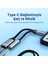 Type-C To 3.5mm Kulaklık ve Type-C Şarj Dönüştürücü Adaptör 4