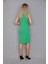 Uzun Klasik Yelek & Kalem Etek Takım-Yeşil 5