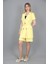 Kuşaklı Kısa Kollu Ceket & Duble Paça Şort-Sarı 2