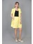 Kuşaklı Kısa Kollu Ceket & Duble Paça Şort-Sarı 3