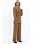 Blazer Ceket & Bol Paça Pantolon Takım-Camel 1