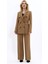 Blazer Ceket & Bol Paça Pantolon Takım-Camel 3