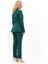 Erkek Yaka Çapraz Ceket & Dar Paça Pantolon-Zümrüt 4