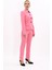 Peplum Ceket & Boru Paça Pantolon Takım-Pembe 3