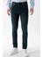 Erkek Haki Denim 5 Cep Slim Fit Jean Kot Pantolon 1