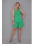 Abiye Yelek & Tokalı Etek Şort-Yeşil 1