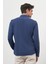 Erkek Lacivert Trend Slim Fit Italyan Yaka Gömlek 5