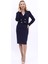 Mini Blazer Ceket & Kalem Etek Takım-Lacivert 1