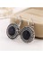 Boho Big Drop Earrings (Black) (Yurt Dışından) 1