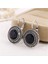 Boho Big Drop Earrings (Black) (Yurt Dışından) 2