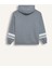 Coool Oversize Geniş Kalıp Kapüşonlu Baskılı Kalın Sweatshirt D6696AX24WN 8