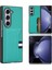 Samsung Galaxy Z Fold 6 5g Kart Tutucu Litchi Doku Deri + Pc Katlanır Telefon Kapağı (Yurt Dışından) 1
