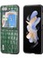Samsung Galaxy Z Flip6 5g Hakiki Inek Derisi + Pc Telefon Kapağı Timsah Dokulu Düşmeyi Önleyici Kılıf (Yurt Dışından) 1