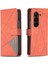 Samsung Galaxy Z Fold 6 5g Pu Deri Geometrik Telefon Kılıfı (Yurt Dışından) 1