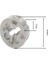 Mte M6x1 Pafta Normal Vidalı Hss 1