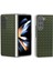 Samsung Galaxy Z Fold 6 5g Dokuma Doku Pu Deri Telefon Kapağı (Yurt Dışından) 1