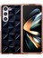 Samsung Galaxy Z Fold 6 5g Pu Deri + Pc Galvanik Telefon Kapağı (Yurt Dışından) 1