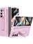 Samsung Galaxy Z Fold 6 5g Kickstand Deri+Pc Sert Telefon Kılıfı ve Stylus Kalem (Yurt Dışından) 1
