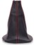 Seat Leon Mk2 2005-2012 Uyumlu Vites Körüğü Siyah Deri Kırmızı Dikiş 2