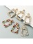 2 Pairs Alaşım Kakma Renk Rhinestone Küpe (Color) (Yurt Dışından) 2