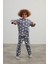 Erkek Çocuk Pamuklu Uzun Kollu Pijama Takımı 4