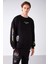 Vent Relaxed Siyah Sweatshirt 1