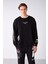 Vent Relaxed Siyah Sweatshirt 3