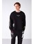 Vent Relaxed Siyah Sweatshirt 4
