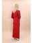 Midi Ceket & Uzun Kalem Etek Takım-Kırmızı 3
