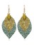 Double-Layered Leaves T Earrings (Yurt Dışından) 1