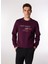 Mürdüm Erkek Bisiklet Yaka Relaxed Fit Baskılı Sweatshirt D4WM-SWT3220 1