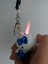Hello Kitty Bear Anahtarlık Çakmak Lighter Lacivert Beyaz Çanta Süsü 1 Adet 2