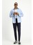 Uzun Kol Regular Fit Pamuk Denim Gömlek 2