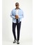 Uzun Kol Regular Fit Pamuk Denim Gömlek 4