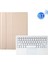 Lenovo Qitian K10 TB-X6C6X Için Bluetooth Klavye Koruyucu Deri Kılıf Altın (Yurt Dışından) 1