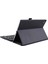 A610 Bluetooth Klavye Pu Kılıf Galaxy Tab S6 Lite 10.4 P610 Için Siyah (Yurt Dışından) 2