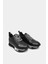 Monza Deri Sneaker Siyah 3