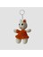 El Yapımı Amigurumi Sevimli Ayı Anahtarlık - Turuncu 2