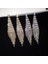Süper Flaş Mas Kadınlar Için Iki Renkli Püskül Küpe (Silver Stud Earings) (Yurt Dışından) 3