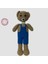 El Yapımı Amigurumi Bahçıvan Ayı - 30 cm 1