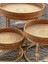 Üçlü Rattan Bambu Sehpa,üçlü Zigon Rattan Bambu Sehpa,üçlü Hasır Orta Sehpa 2