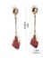Kadın Moda Kristal Uzun Kolye Küpe (Red) (Yurt Dışından) 2