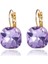 Kadın Moda Renk Kare Saplama Küpe (Purple) (Yurt Dışından) 1