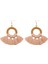 2 Çift Etnik Tarzı Pamuk Püskül Küpe ( Pink) (Yurt Dışından) 1
