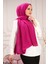 Fuşya Harem Scarf Incila Şal 4